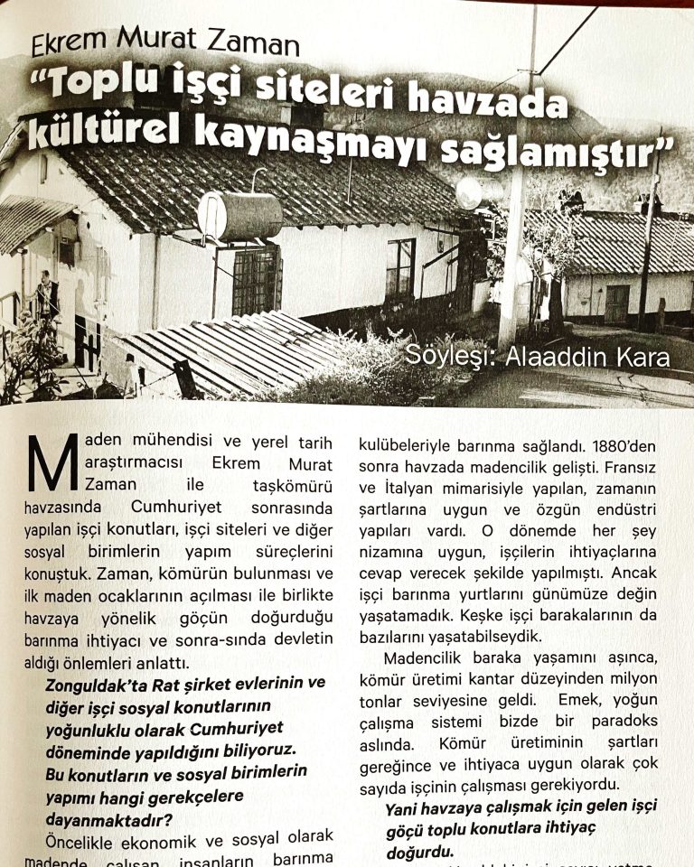 Söyleşi: Ekrem Murat Zaman